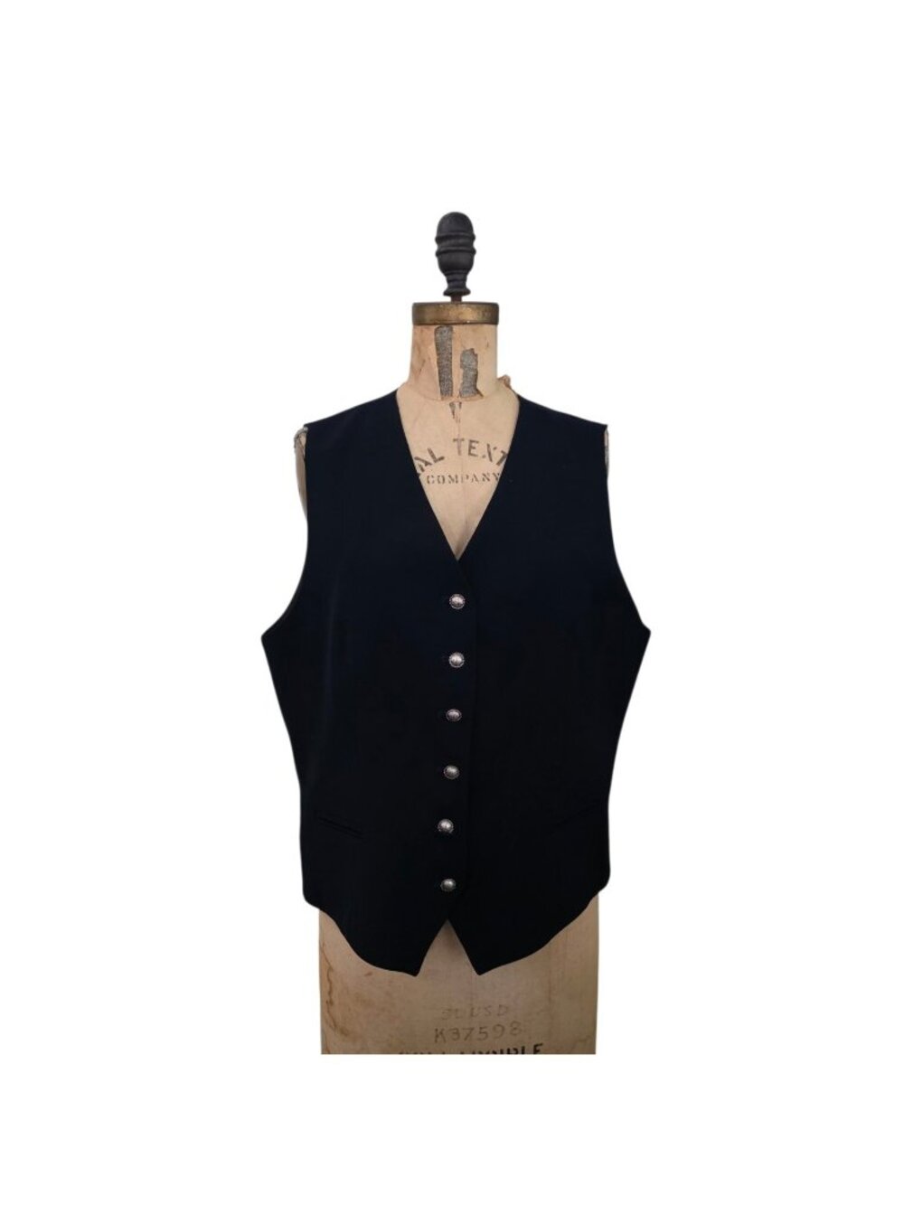 Lauren Ralph Lauren Navy Wool Suit Vest 16